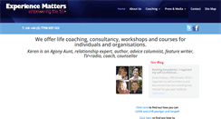 Desktop Screenshot of experiencematters.org.uk